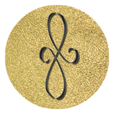 DAROUND 601 BK SH GD Black Scroll Shimmer Gold Background